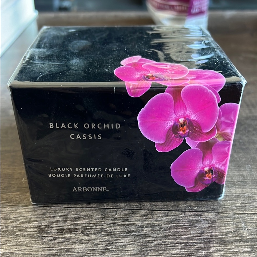 *Brand New* Arbonne Black Orchid Cassis Luxury Scented Candle